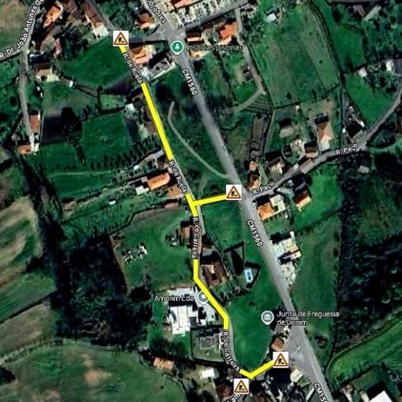 TRÂNSITO CONDICIONADO OBRAS SANEAMENTO