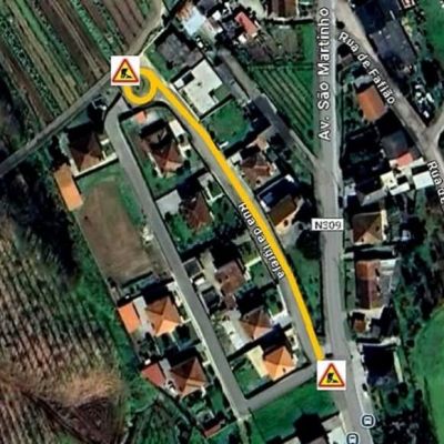 TRÂNSITO CONDICIONADO OBRAS RUA DA IGREJA